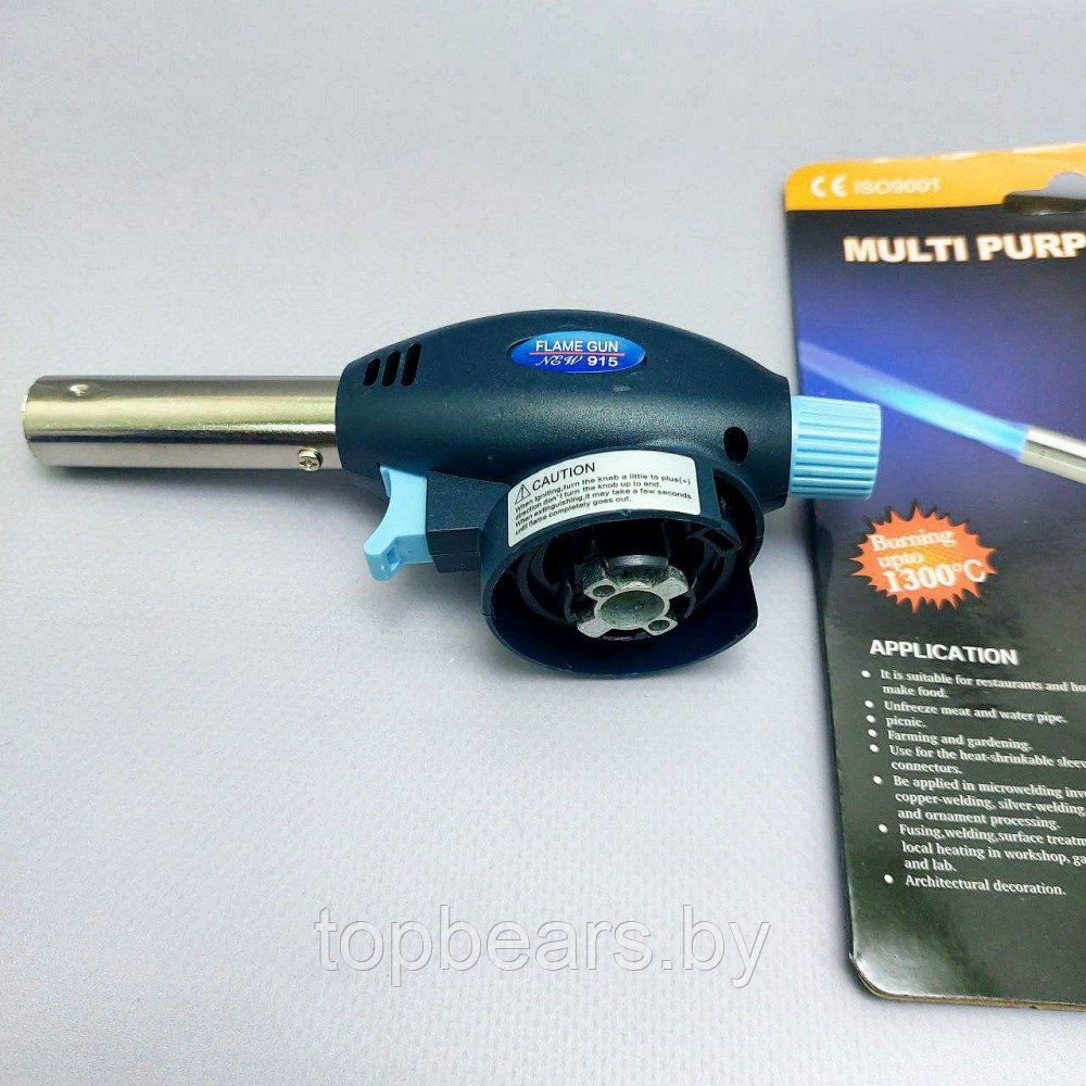 Автоматическая газовая горелка-насадка с пьезоподжигом Flame Gun 915 - фото 8 - id-p220123032