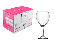 Набор бокалов для вина, 6 шт., 365 мл, серия Misket, LAV