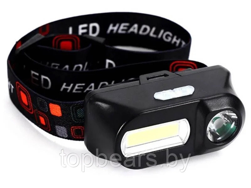 Налобный аккумуляторный фонарь Double Light Source headlight KX-1804 (3 режима работы) - фото 9 - id-p220126664