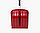 Лопата с алюминиевым черенком, D образной ручкой, al. планка, бордовый, 340мм (Кратно 1 шт), фото 3