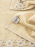 Комплект махровых полотенец с вышивкой "KARNA" COUNTRY 2 шт. арт. 3862 (V2), фото 5