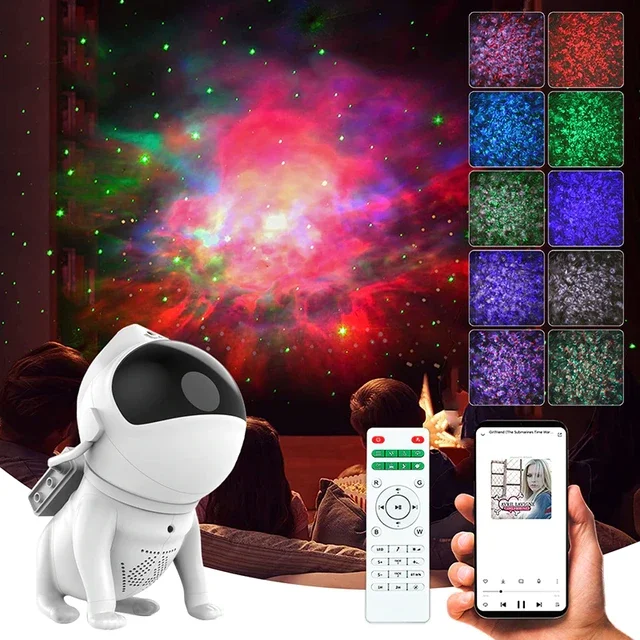 Ночник проектор игрушка Space Dog Galaxy Star Projector - фото 1 - id-p220129000