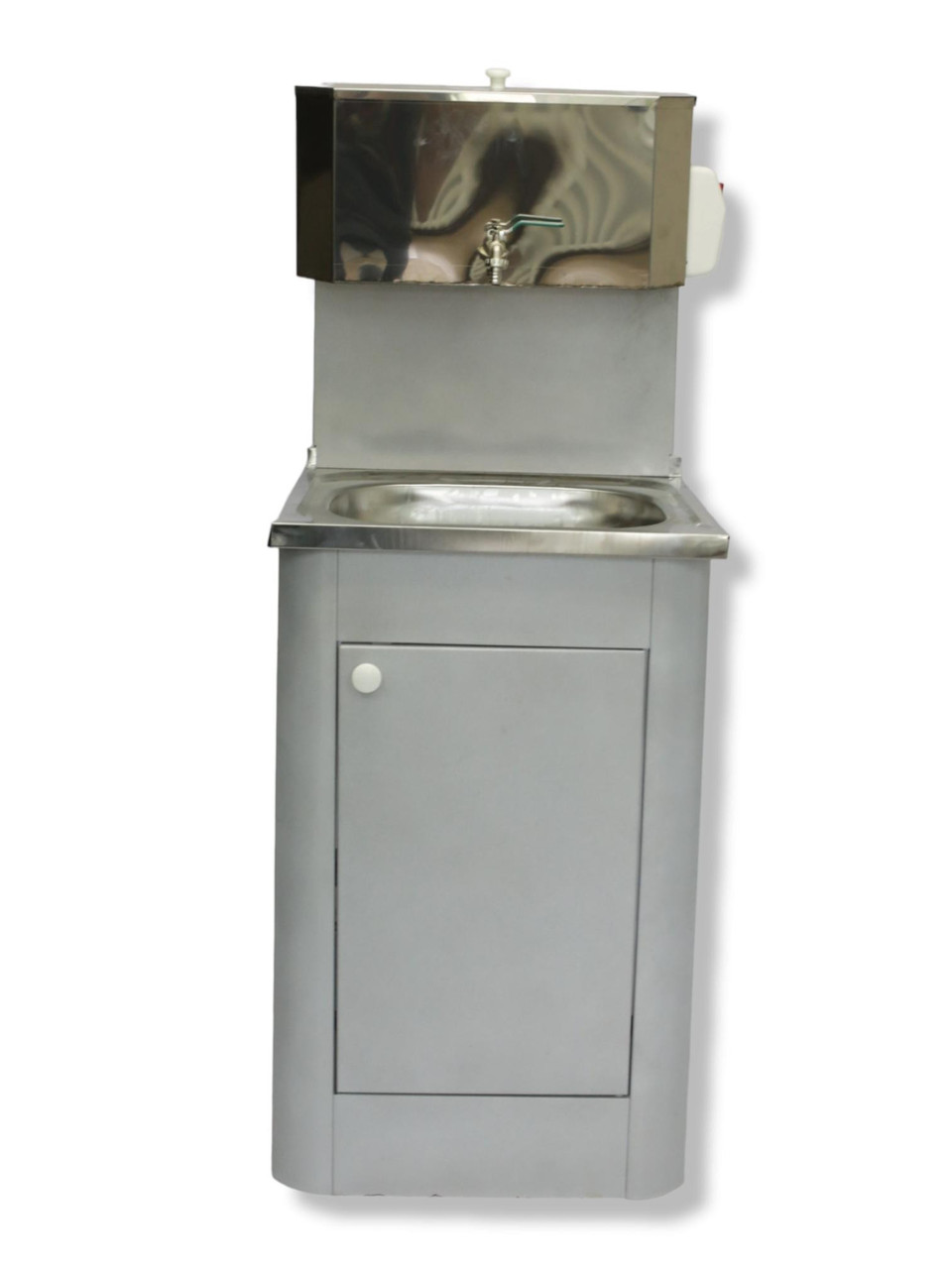 Умывальник «Метлес» (аквамикс) с водонагревателем из нержавеющей стали 15 литров, раковина 50*50 - фото 1 - id-p196586291