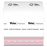Салфетки бумажные Veiro Professional Premium, 250 шт/упак, 100% целлюлоза, цвет белый, 11*22.5, 1 слой, фото 3