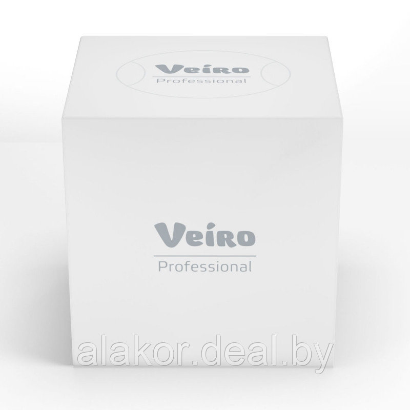 Салфетки косметические "Veiro Professional Premium", 80 шт/упак, 100% целлюлоза, цвет белый, 20*20, 2 слоя