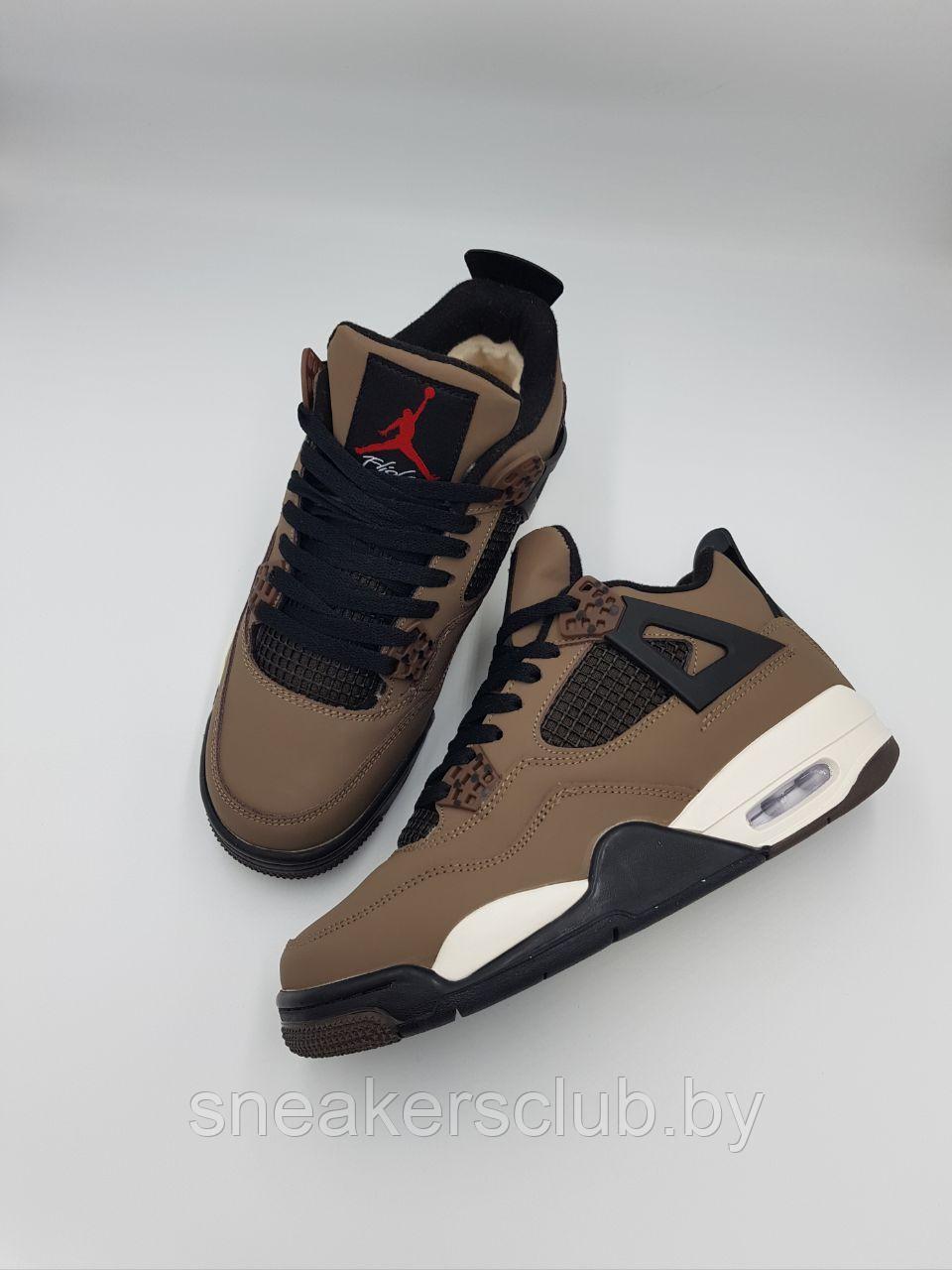 Кроссовки мужские Nike Air Jordan 4 Retro / зимние/повседневные - фото 3 - id-p220129638