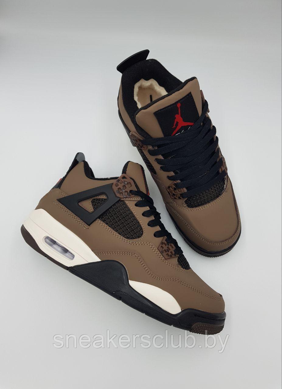 Кроссовки мужские Nike Air Jordan 4 Retro / зимние/повседневные - фото 4 - id-p220129638