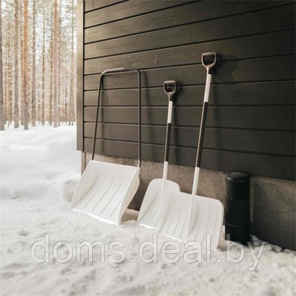 Лопата для уборки снега Fiskars White 1052521 FISKARS White - фото 2 - id-p220126549