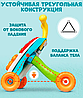 Развивающий детский игровой центр Musical stroller educational 3 в 1 (ходунки, пушкар каталка, столик с, фото 9