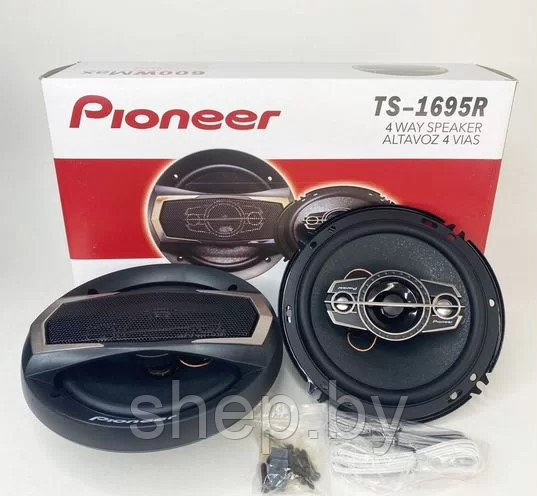 Автомобильные динамики Pioneer TS-1695R / 600 Вт /16 см/6 дюймов/ Коаксиальные,4-х полосные Комплект 2 шт. - фото 2 - id-p220131799