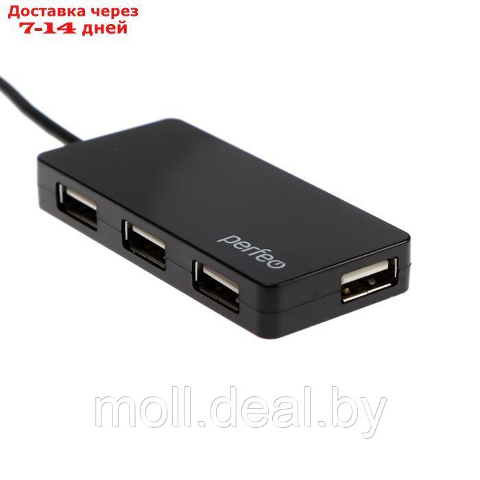 Разветвитель USB (Hub) Perfeo PF-VI-H023 Black, 4 порта, USB 2.0, черный - фото 2 - id-p220106711