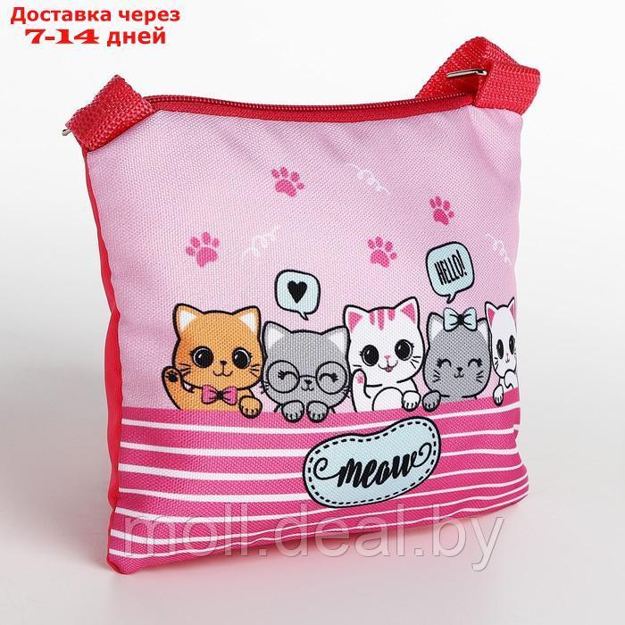 Набор подарочный для девочки "Котята", сумка, блокнот - фото 4 - id-p218424471