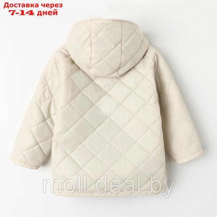 Куртка детская KAFTAN р. 34 (122-128 см), молочный - фото 6 - id-p220110228