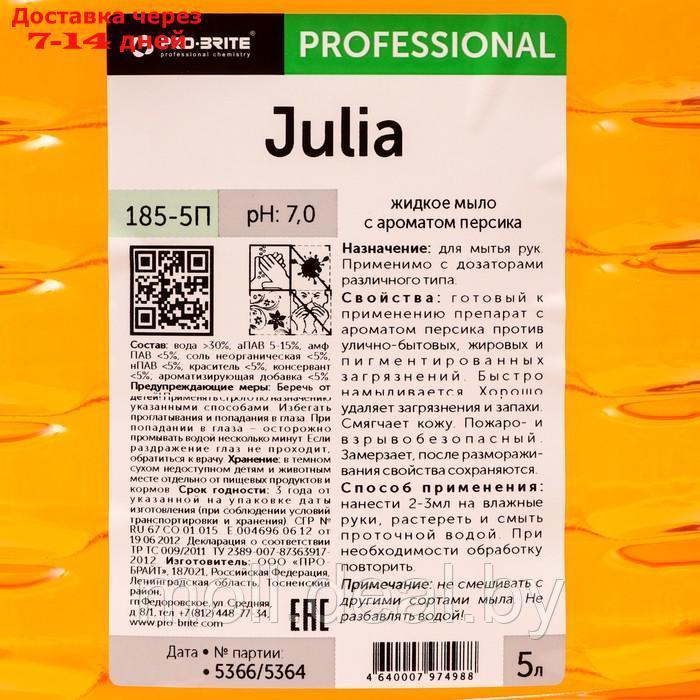 Жидкое мыло Julia с ароматом персика, 5 л - фото 2 - id-p220111222