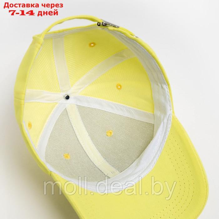 Бейсболка детская MINAKU, р-р 52-54 см, цв. желтый - фото 6 - id-p220107003
