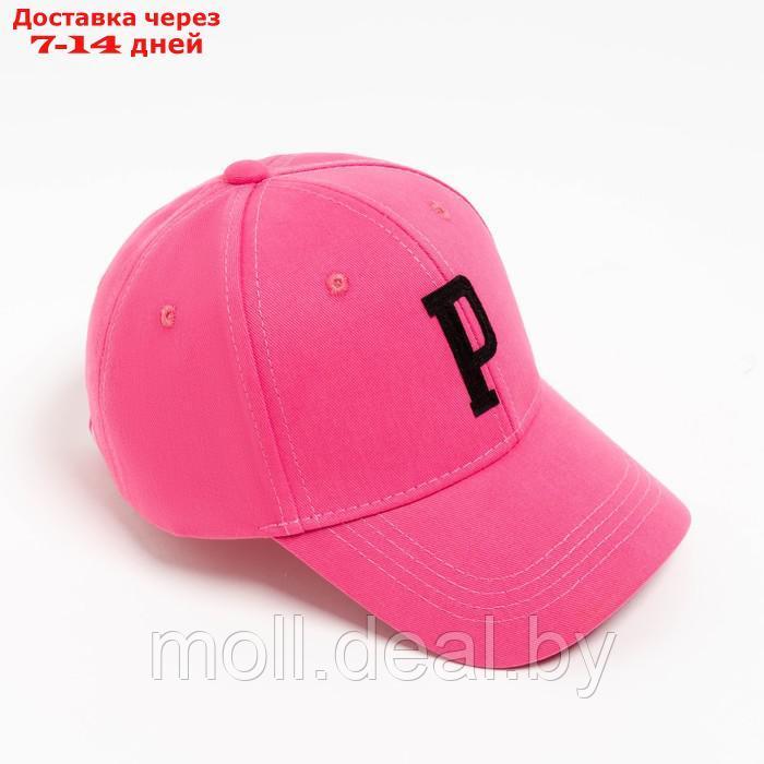 Бейсболка детская MINAKU, р-р 52-54 см, цв. розовый - фото 1 - id-p220107004