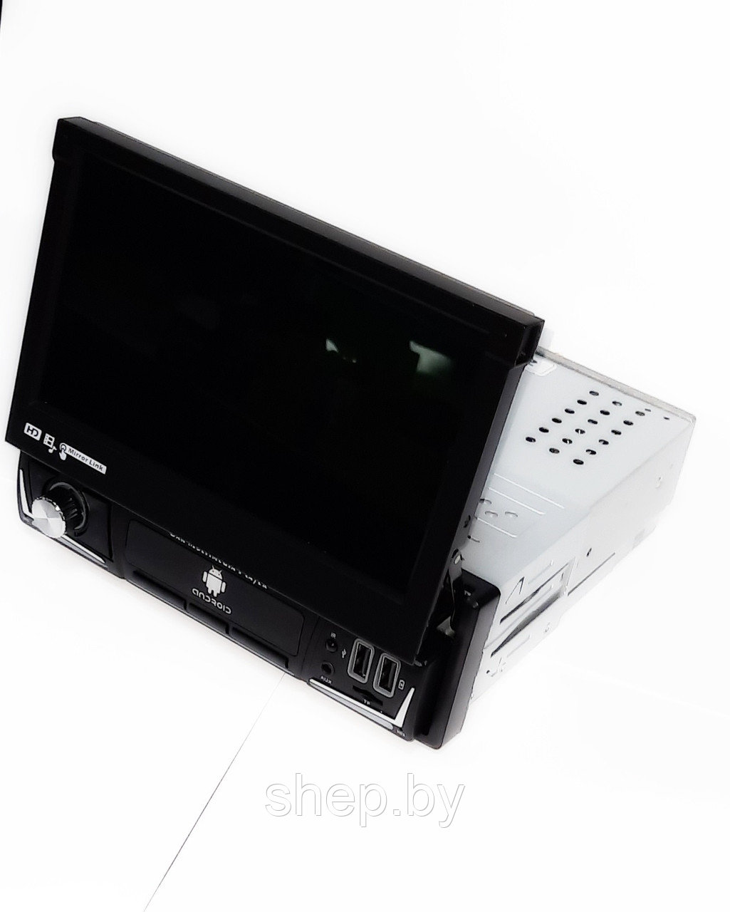 Выдвижная 1DIN магнитола Pro.Pioneer S-7702 с сенсорным 7 дюймовым HD экраном, Bluetooth, AUX, SD, USB Android - фото 2 - id-p220131854