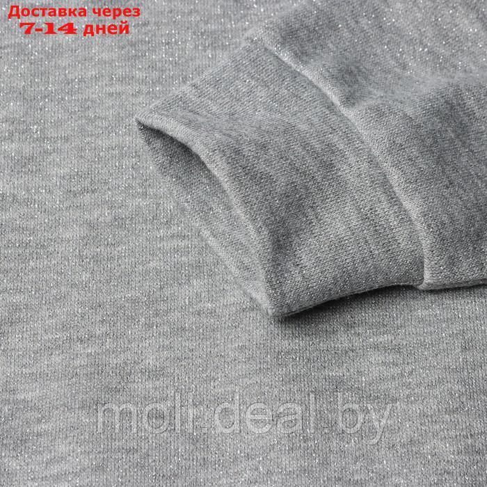 Костюм для девочки MINAKU, цвет серый, рост 122 см - фото 3 - id-p218424546