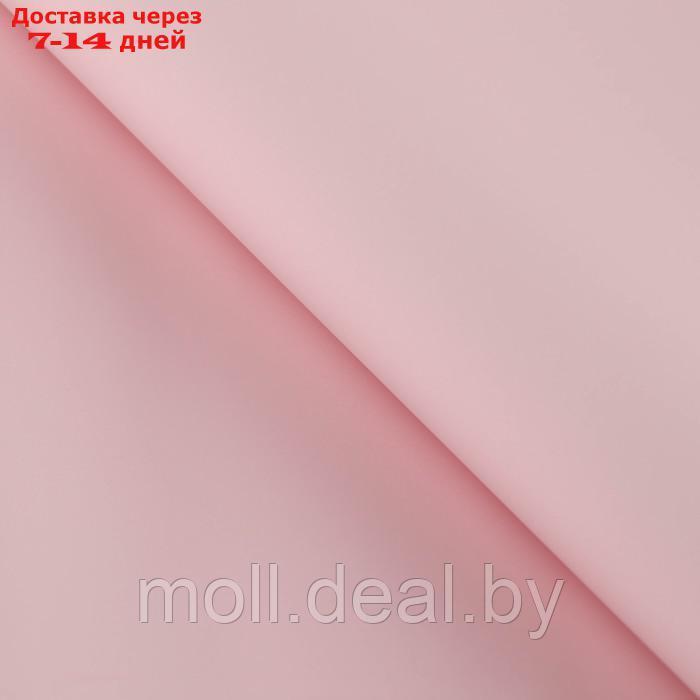 Пудровая пленка двусторонняя "Лаванда+нежно-розовый" 50 мкм 0,5х9 м - фото 6 - id-p220107094