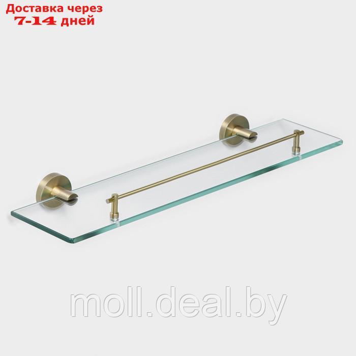 Полка для ванной, стеклянная Штольц Stölz bacic, серия Bronze - фото 2 - id-p220111315