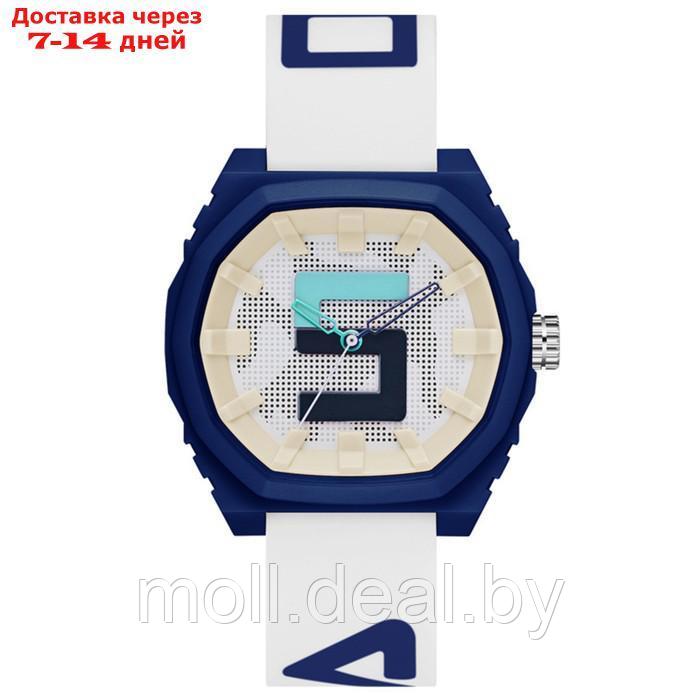 Часы наручные d-4.6 см, водонепроницаемые, ремешок силикон, синий циферблат - фото 1 - id-p220112334