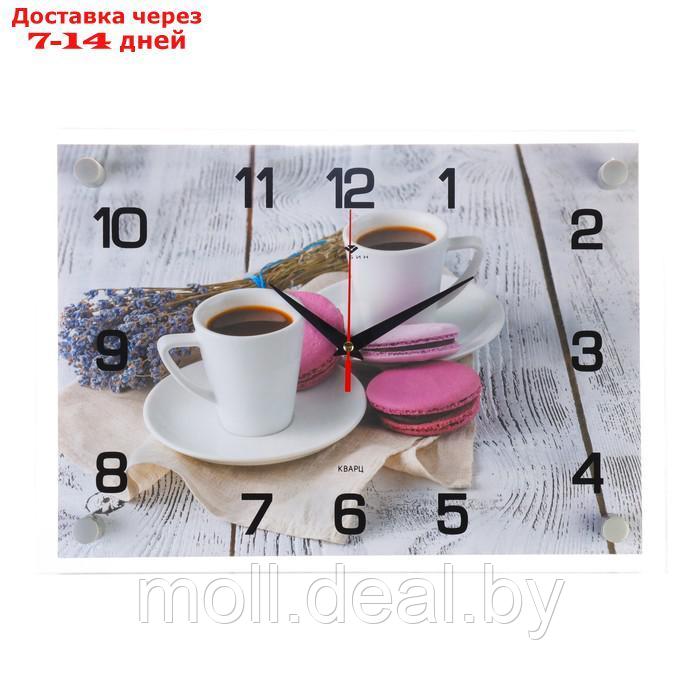 Часы настенные, серия: Кухня, "Кофе и сладости" 25х35 см - фото 1 - id-p218424746