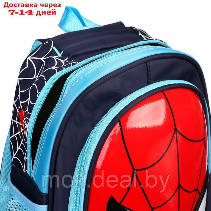 Рюкзак детский, Текстиль, ПВС, 26 х 12 х 30, Человек паук, MARVEL - фото 4 - id-p220109533