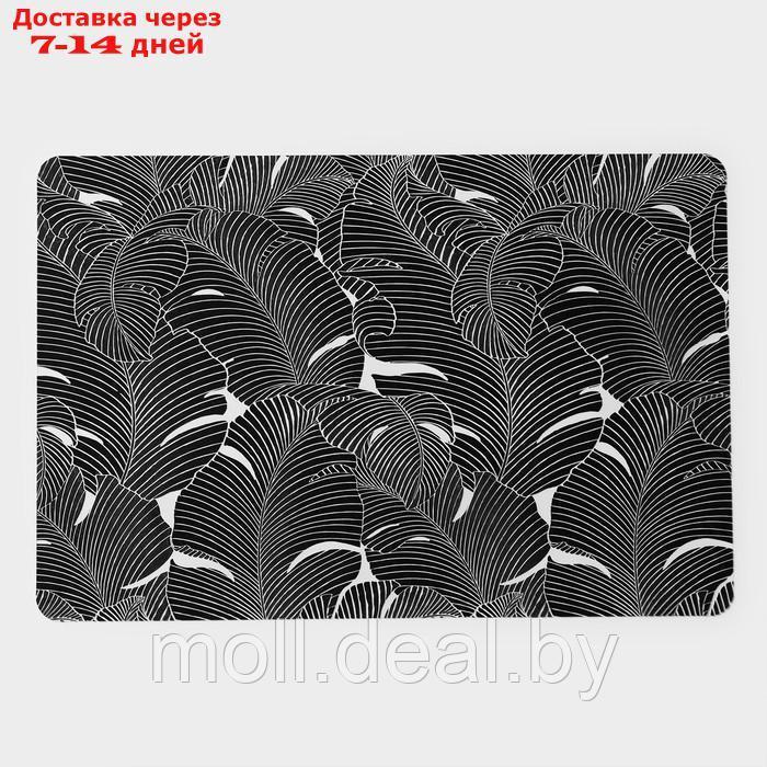 Набор салфеток сервировочных "Мираж" 4 шт, 30х45 см, цвет черный - фото 2 - id-p220111452