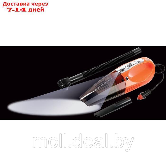 Пылесос Автомобильный Starwind CV-110 оранжевый/черный 100Вт, питание 12В, плесборник 0,7 л 790584 - фото 4 - id-p220108177