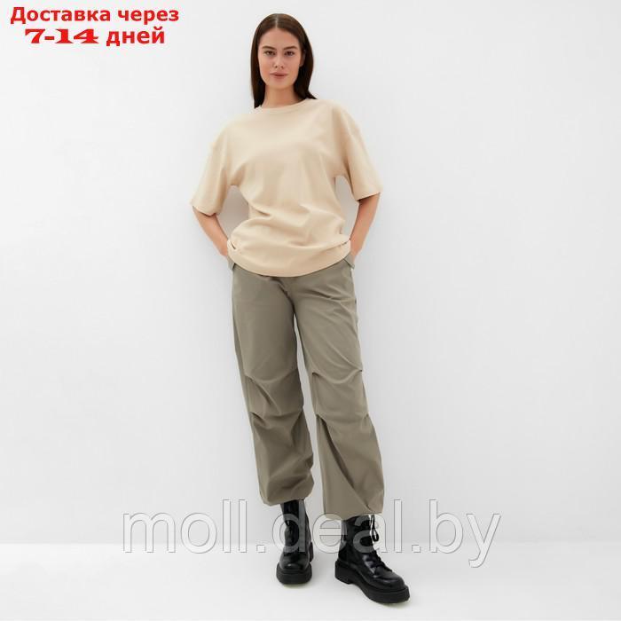 Футболка женская MIST Basic, бежевый, р. L-XL - фото 2 - id-p220112514