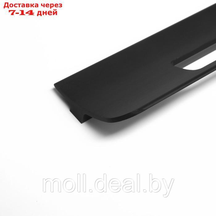 Ручка скоба мебельная RS1402, м/о=192, цвет черный - фото 3 - id-p220110538