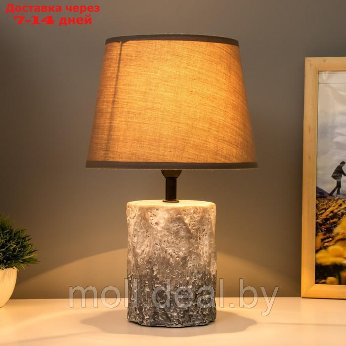 Настольная лампа "Сан" E14 40Вт серый 20х20х33 см - фото 2 - id-p220110597