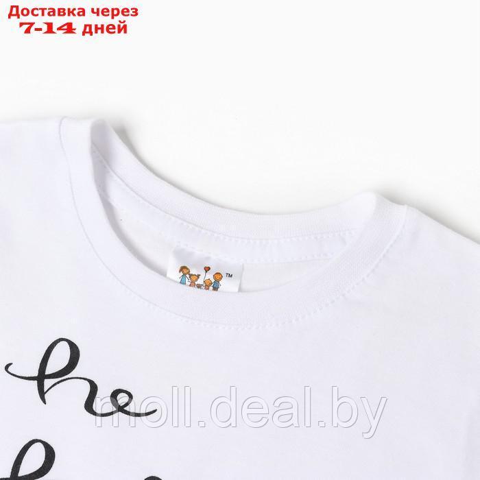 Пижама (лонгслив/штанишки) для девочки А.ПДЭМ-003, цвет белая/пчёлка, рост 128см - фото 2 - id-p220108300