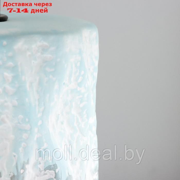 Настольная лампа "Сан" E14 40Вт голубой-серый 20х20х33 см - фото 5 - id-p220110619