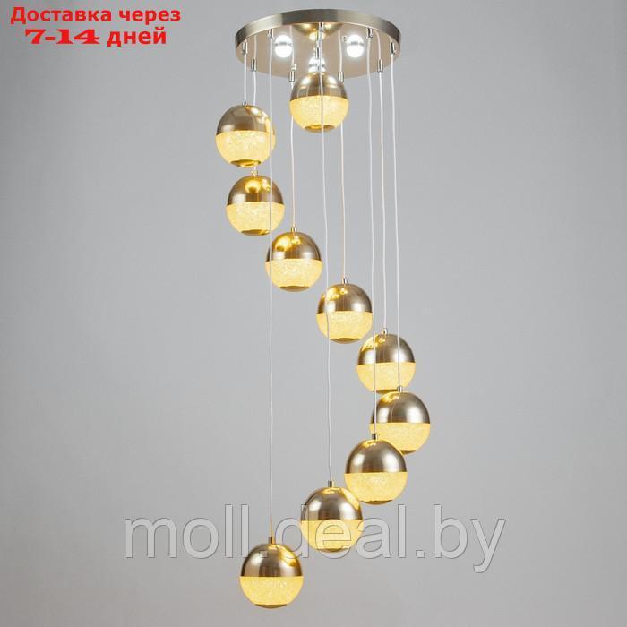 Каскад "Лакшери" 10LED+3LED 79Вт ПДУ хром 40х40х200см - фото 3 - id-p220109681