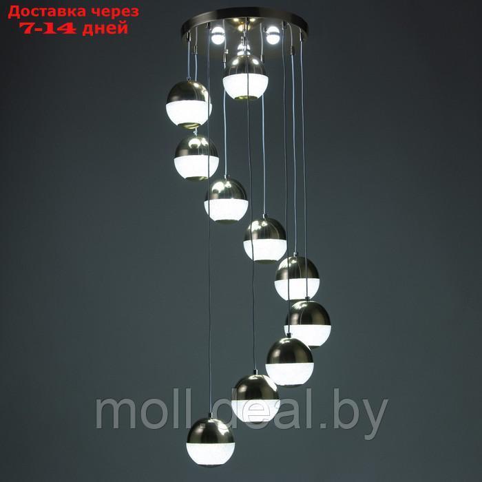 Каскад "Лакшери" 10LED+3LED 79Вт ПДУ хром 40х40х200см - фото 4 - id-p220109681