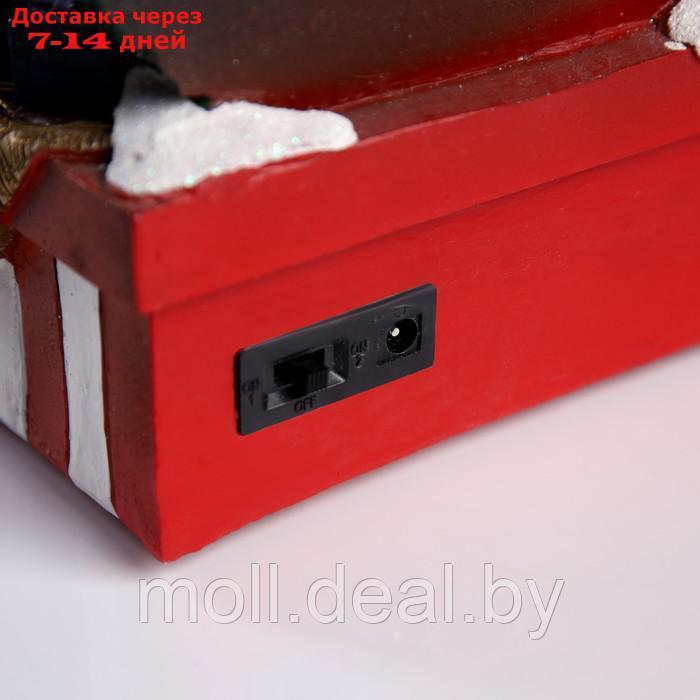 Светодиодная фигура "Ярмарка подарков" 26 × 20 × 16.5 см, полистоун, USB, свечение мульти - фото 5 - id-p220109683