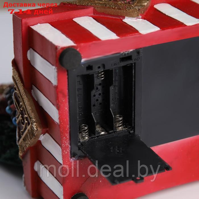 Светодиодная фигура "Ярмарка подарков" 26 × 20 × 16.5 см, полистоун, USB, свечение мульти - фото 6 - id-p220109683