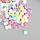Бусины для творчества пластик "Цветок-ветерок" цветной перламутр набор 500 гр 1,2х1,2х0,4 см   98872, фото 3