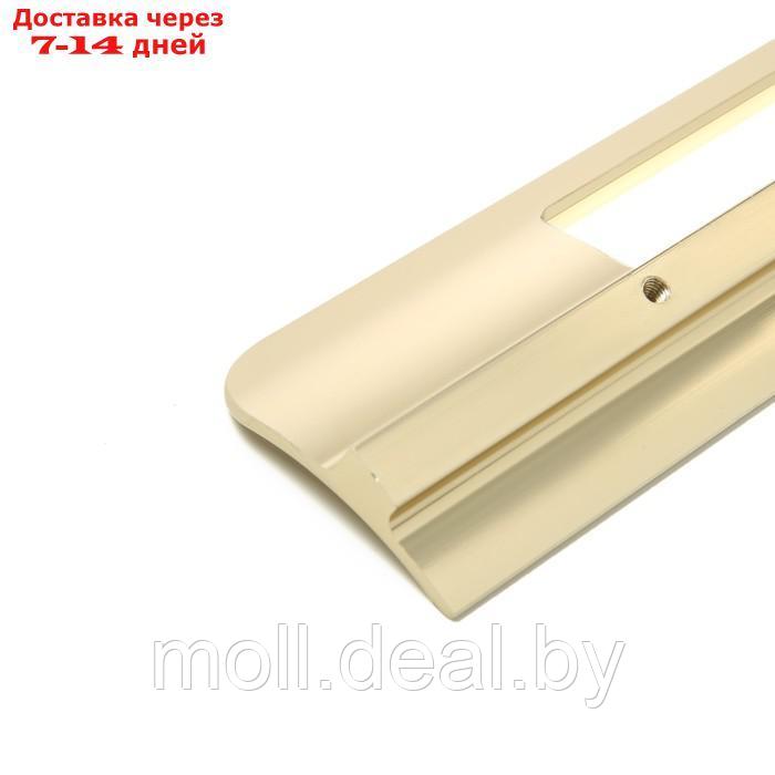 Ручка скоба мебельная RS1402, м/о=192, цвет сатиновое золото - фото 4 - id-p220112630