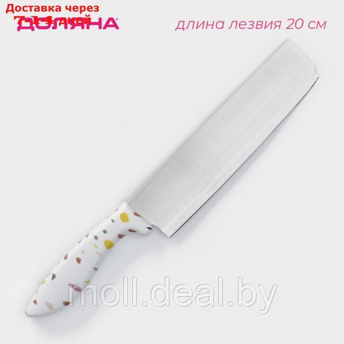 Нож-топорик Доляна Sparkle, цвет белый - фото 1 - id-p220110687