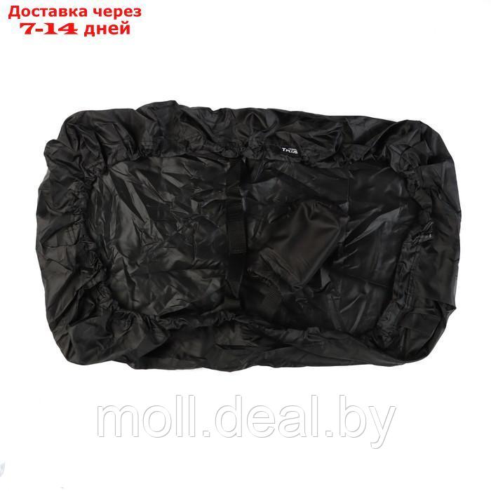 Чехол влагостойкий на рюкзак 90-120 литров, оксфорд 210, черный - фото 3 - id-p220109791