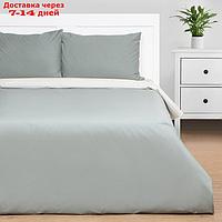 Постельное бельё Этель дуэт Stripes: olive, 143х215см-2шт, 214х240см, 50х70см-2шт, перкаль,114 г/м2