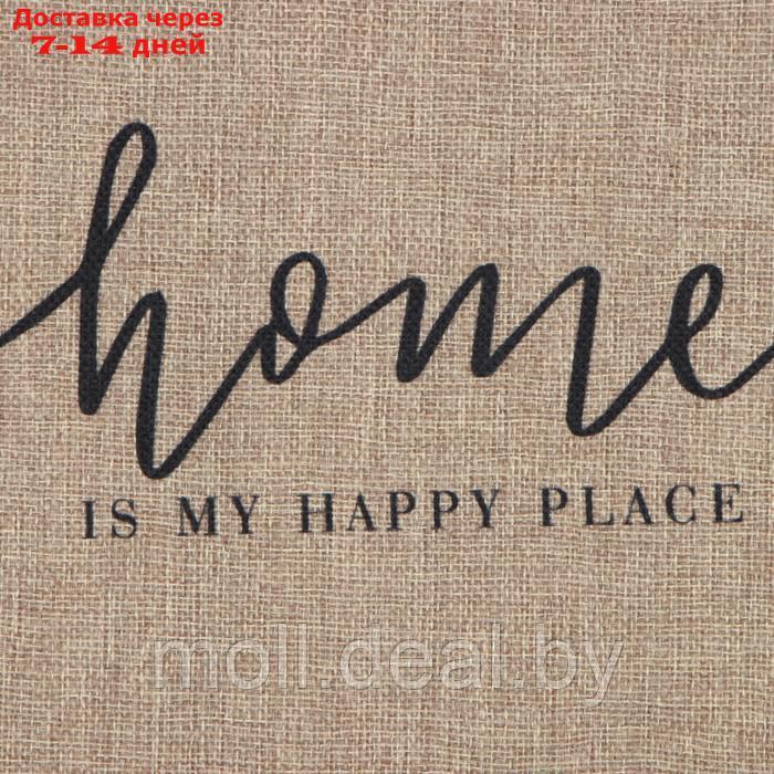 Набор ковриков для ванной Этель "Happy place" 2 шт, 48х78 см, 40х45 см - фото 4 - id-p220109866