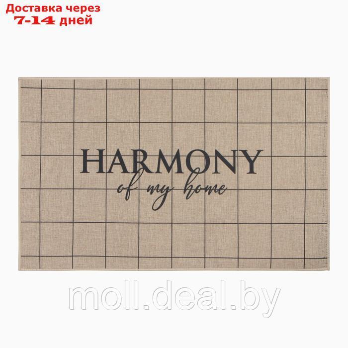 Набор ковриков для ванной Этель "Harmony" 2 шт, 48х78 см, 40х45 см - фото 2 - id-p220109869