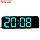 Часы настольные электронные с проекцией: будильник, термометр, календарь, 19.6 х 6.5 см, фото 3