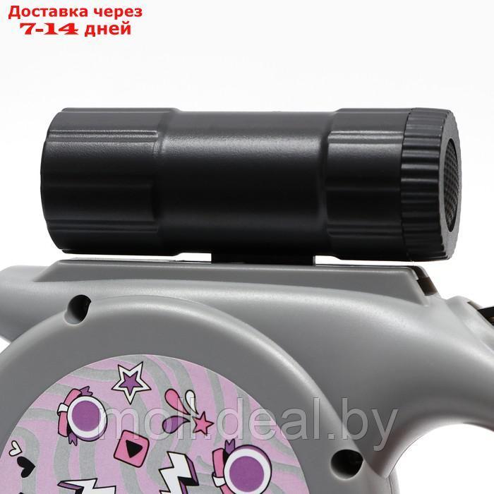 Рулетка с фонарем и отсеком для пакетов 5 м, max = 50 кг, серая - фото 10 - id-p220112890