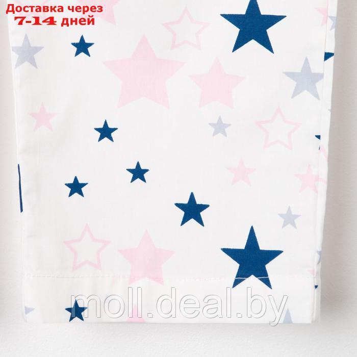 Брюки женские KAFTAN "Pink stars", р. 44-46, белый - фото 10 - id-p220106460