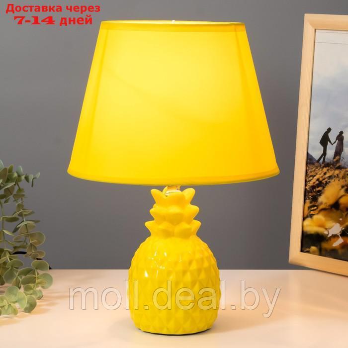 Настольная лампа "Ананас" Е14 40Вт желтый 20х20х32 см - фото 2 - id-p220106463