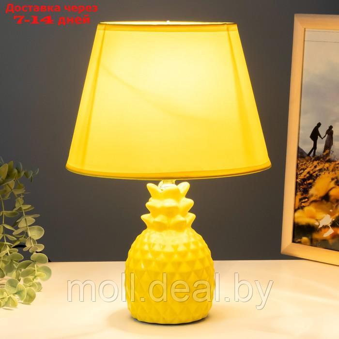 Настольная лампа "Ананас" Е14 40Вт желтый 20х20х32 см - фото 3 - id-p220106463